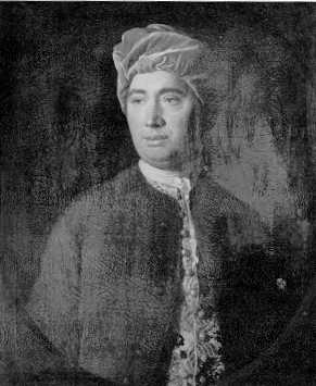 Quadro de David Hume - óleo sobre tela